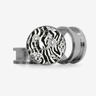 Plug O Cravo e a Zebra - Base Selecionável - Floral