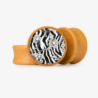 Plug O Cravo e a Zebra - Base Selecionável - Floral