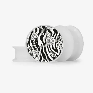 Plug O Cravo e a Zebra - Base Selecionável - Floral