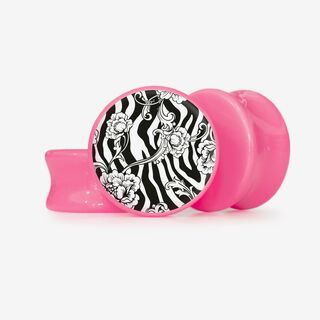 Plug O Cravo e a Zebra - Base Selecionável - Floral