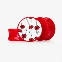 Plug Bela Ana Bella com base ajustável e estampa floral