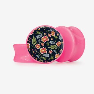 Plug Flores Intensas - Base Selecionável - Floral