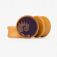 Plug Algoz com símbolo tribal e base personalizada