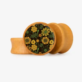 Plug Gira o Sol - Base Selecionável - Floral