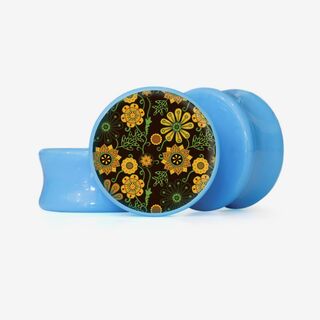 Plug Gira o Sol - Base Selecionável - Floral