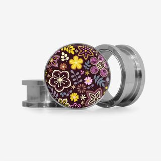 Plug Flores Vivas - Base Selecionável - Floral