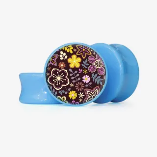 Plug Flores Vivas - Base Selecionável - Floral