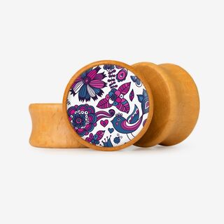 Plug Natureza Perfeita - Base Selecionável - Floral