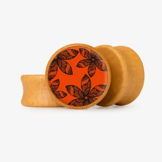 Plug Laranja Selvagem - Base Selecionável - Floral