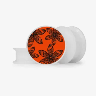 Plug Laranja Selvagem - Base Selecionável - Floral