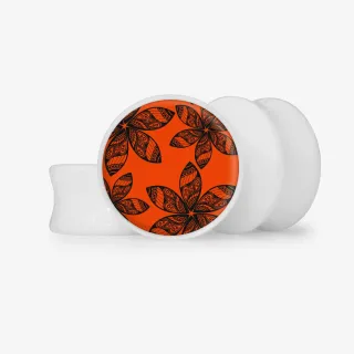 Plug Laranja Selvagem - Base Selecionável - Floral