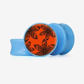 Plug Laranja Selvagem - Base Selecionável - Floral