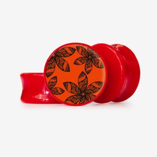 Plug Laranja Selvagem - Base Selecionável - Floral