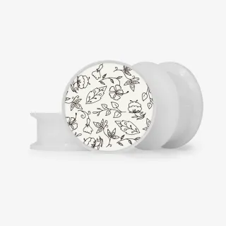 Plug Flores de Garbo com Base Selecionável