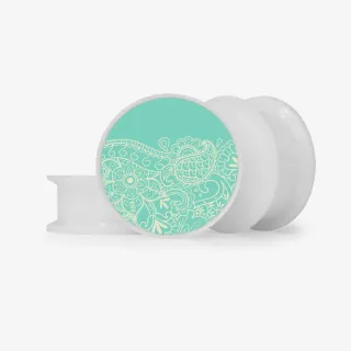 Plug Onda Floral - Base Selecionável - Floral