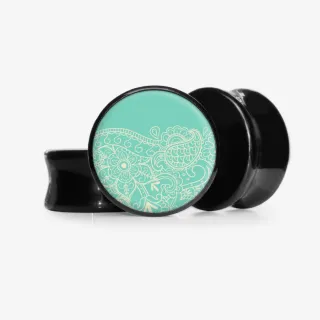 Plug Onda Floral - Base Selecionável - Floral