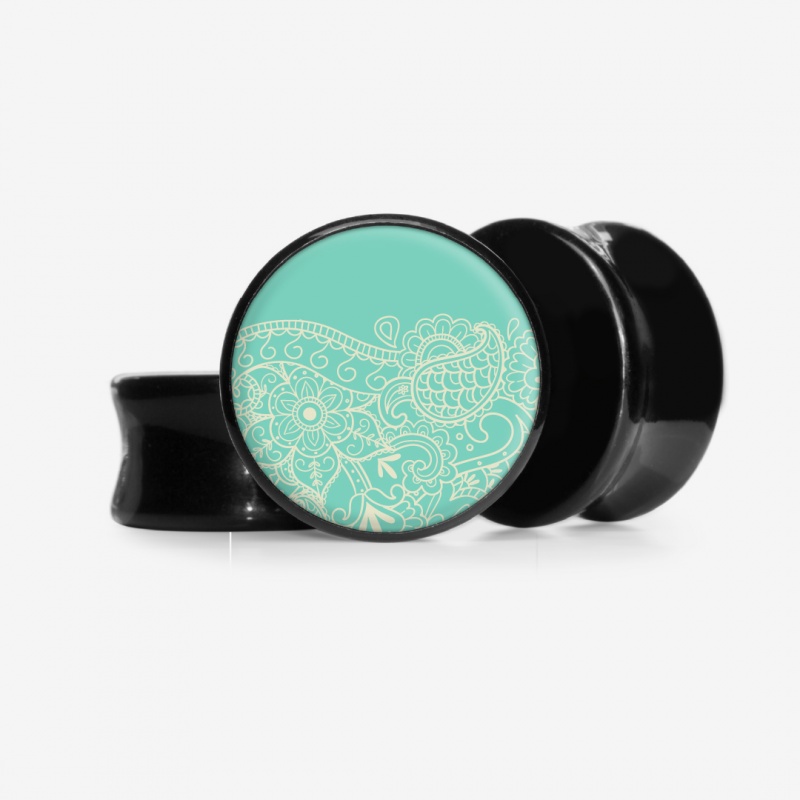 Plug Onda Floral - Base Selecionável - Floral