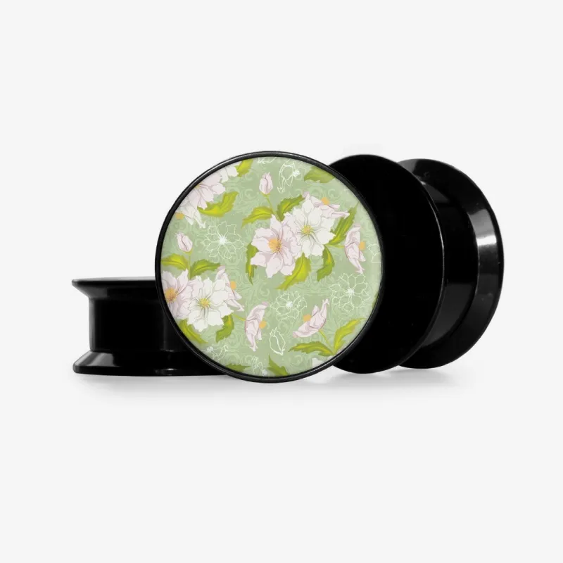 Plug Amaralis Brancos - Base Selecionável - Floral