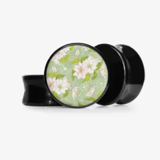 Plug Amaralis Brancos - Base Selecionável - Floral