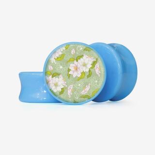 Plug Amaralis Brancos - Base Selecionável - Floral