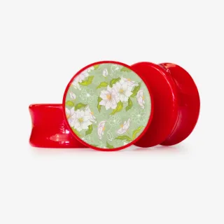 Plug Amaralis Brancos - Base Selecionável - Floral