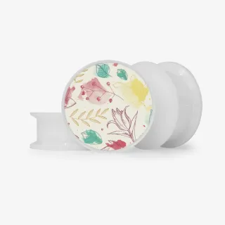 Plug Flores Aquarela 3 - Base Selecionável - Floral