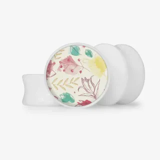 Plug Flores Aquarela 3 - Base Selecionável - Floral