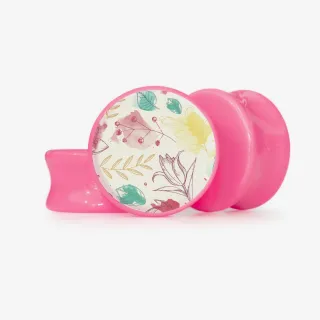 Plug Flores Aquarela 3 - Base Selecionável - Floral