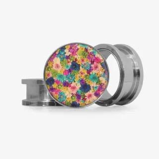 Plug Carnaval Vintage - Base Selecionável - Floral