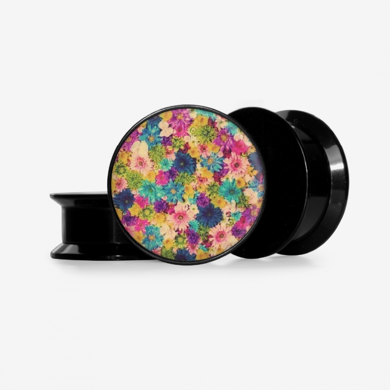 Plug Carnaval Vintage - Base Selecionável - Floral