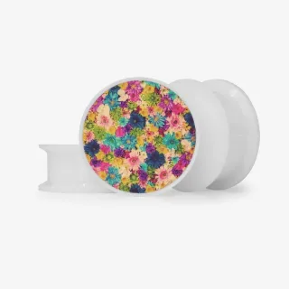 Plug Carnaval Vintage - Base Selecionável - Floral