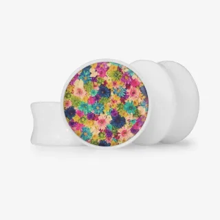 Plug Carnaval Vintage - Base Selecionável - Floral