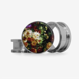 Plug Flor Arte - Base Selecionável - Floral