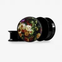 Plug Flor Arte com Design Exclusivo Floral Artístico