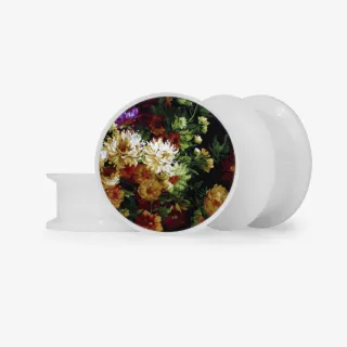 Plug Flor Arte - Base Selecionável - Floral