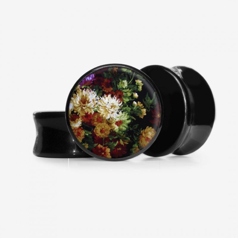 Plug Flor Arte - Base Selecionável - Floral