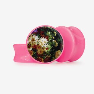 Plug Flor Arte - Base Selecionável - Floral