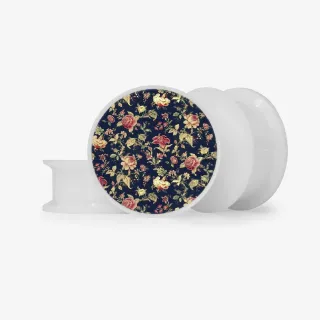 Plug Flor Vintage - Base Selecionável - Floral