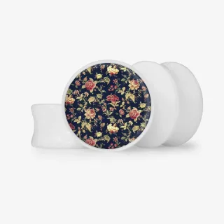 Plug Flor Vintage - Base Selecionável - Floral