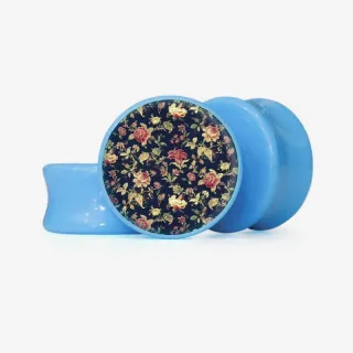 Plug Flor Vintage - Base Selecionável - Floral