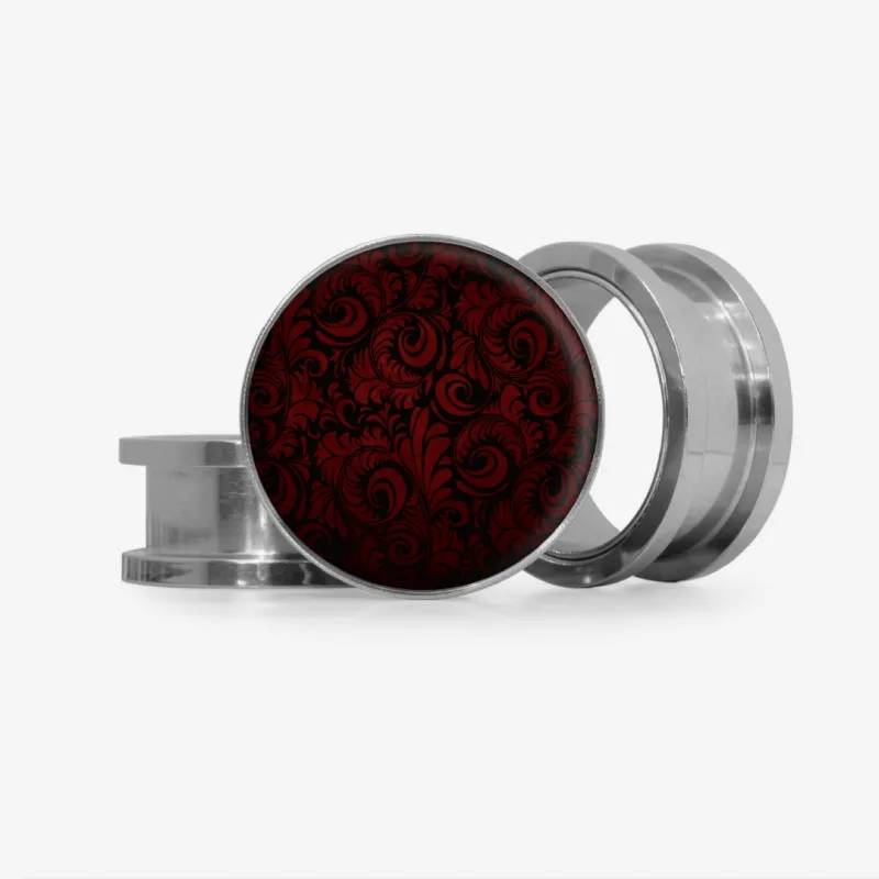 Plug Flores de Sangue - Base Selecionável - Floral