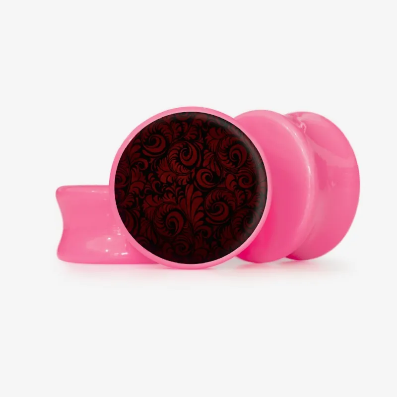 Plug Flores de Sangue - Base Selecionável - Floral