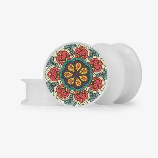 Plug Flor Mandala - Base Selecionável - Floral