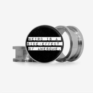 Plug Weird is a side Effect of Awesome - Base Selecionável - Frases