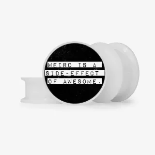 Plug Weird is a side Effect of Awesome - Base Selecionável - Frases