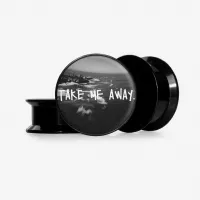 Plug Take Me Away – Alargador Acrílico Temático Espacial