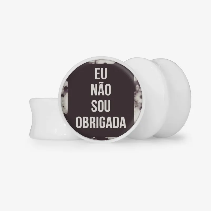 Plug Não Sou Obrigada - Base Selecionável - Frases