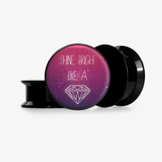 Plug Shine Like A Diamond - Base Selecionável - Frases