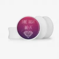 Plug Shine Like A – Alargador com Estampa de Diamante