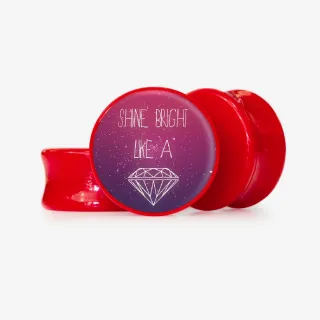 Plug Shine Like A Diamond - Base Selecionável - Frases